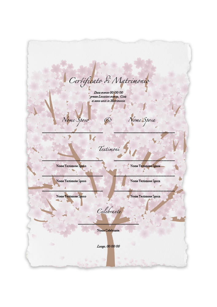 certificato-matrimonio-albero-ciliegio-rosa-abcwedding