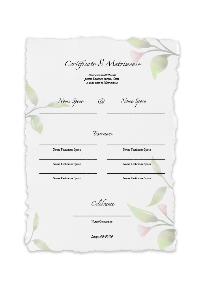 certificato-matrimonio-fiori-delicati-verde-abcwedding