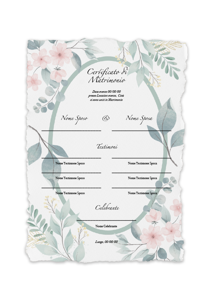 certificato-matrimonio-fiori-delicati-verde-rosa-abcwedding