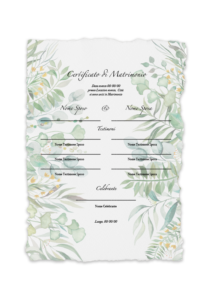 certificato-matrimonio-verde-botanicl-piante-verdi-abcwedding